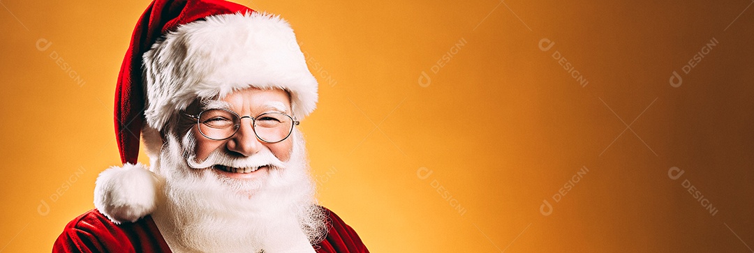 Papai Noel realmente sorridente