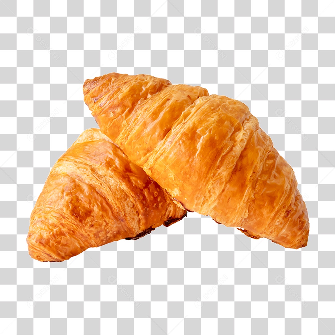 Croissant Assado PNG Transparente