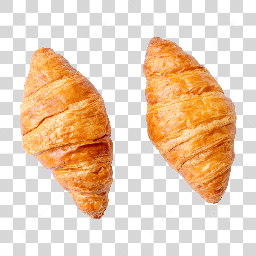 Croissant Assado PNG Transparente