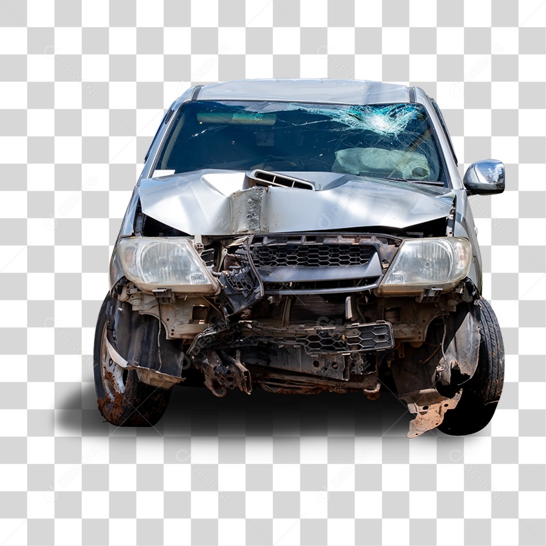 Carros Batidos Funilaria PNG Transparente