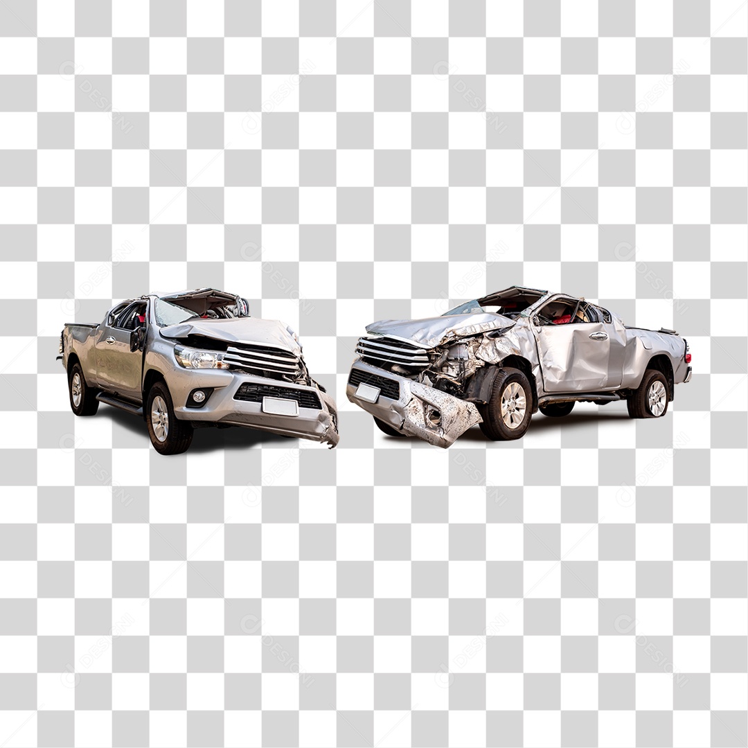 Carros Batidos Funilaria PNG Transparente