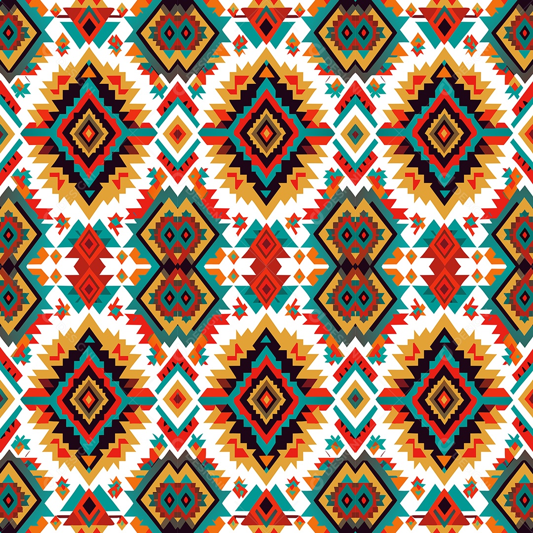 Padrão de Tapete Ilustração Vetor EPS