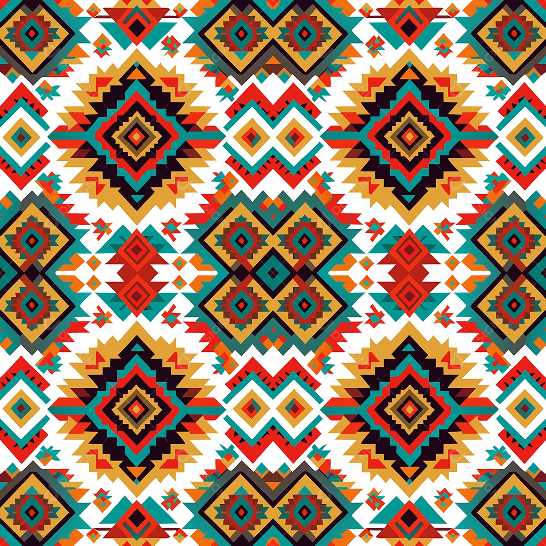 Padrão de Tapete Ilustração Vetor EPS