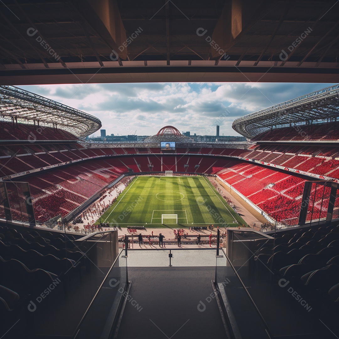 Imagem de estádio de futebol para composição