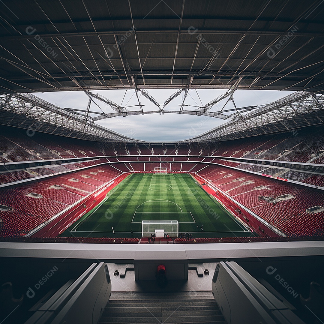 Imagem de estádio de futebol para composição