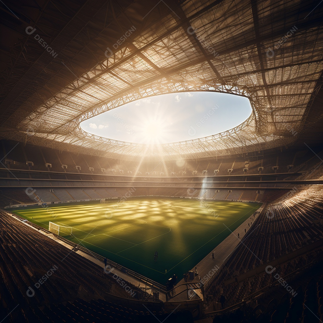 Imagem de estádio de futebol para composição