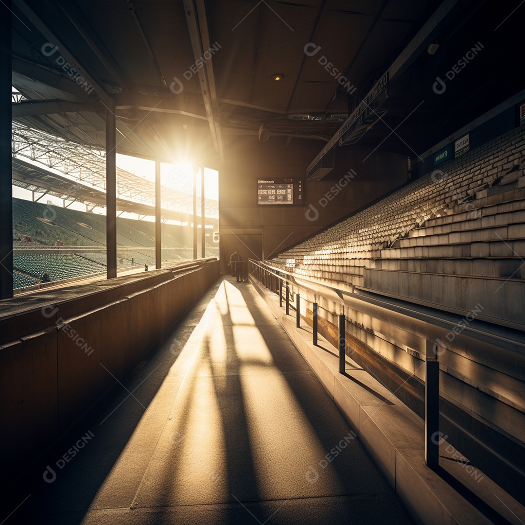 Imagem de estádio de futebol para composição