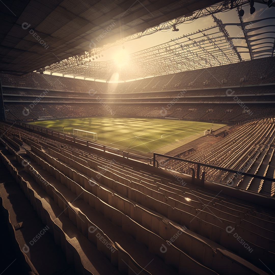 Imagem de estádio de futebol para composição