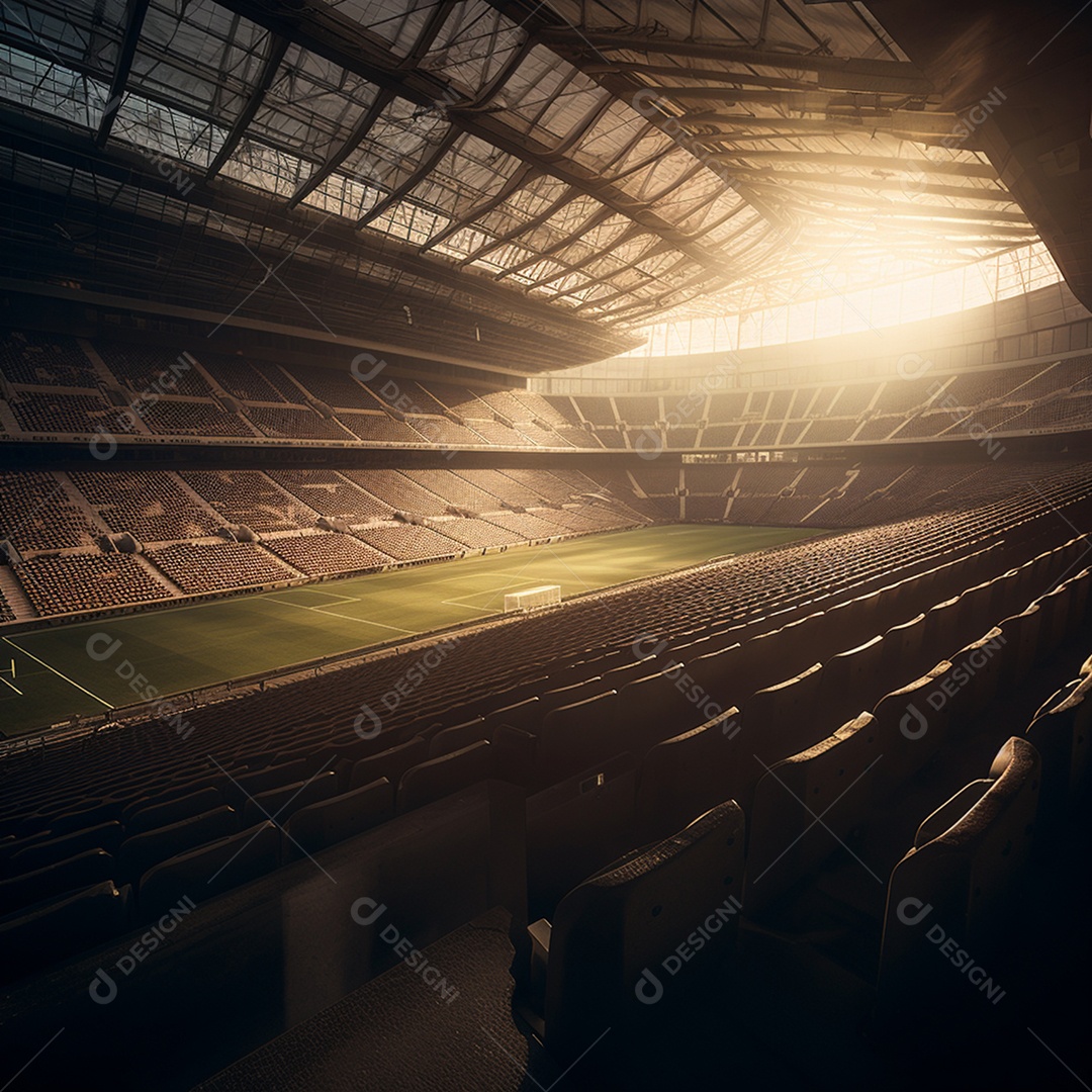 Imagem de estádio de futebol para composição