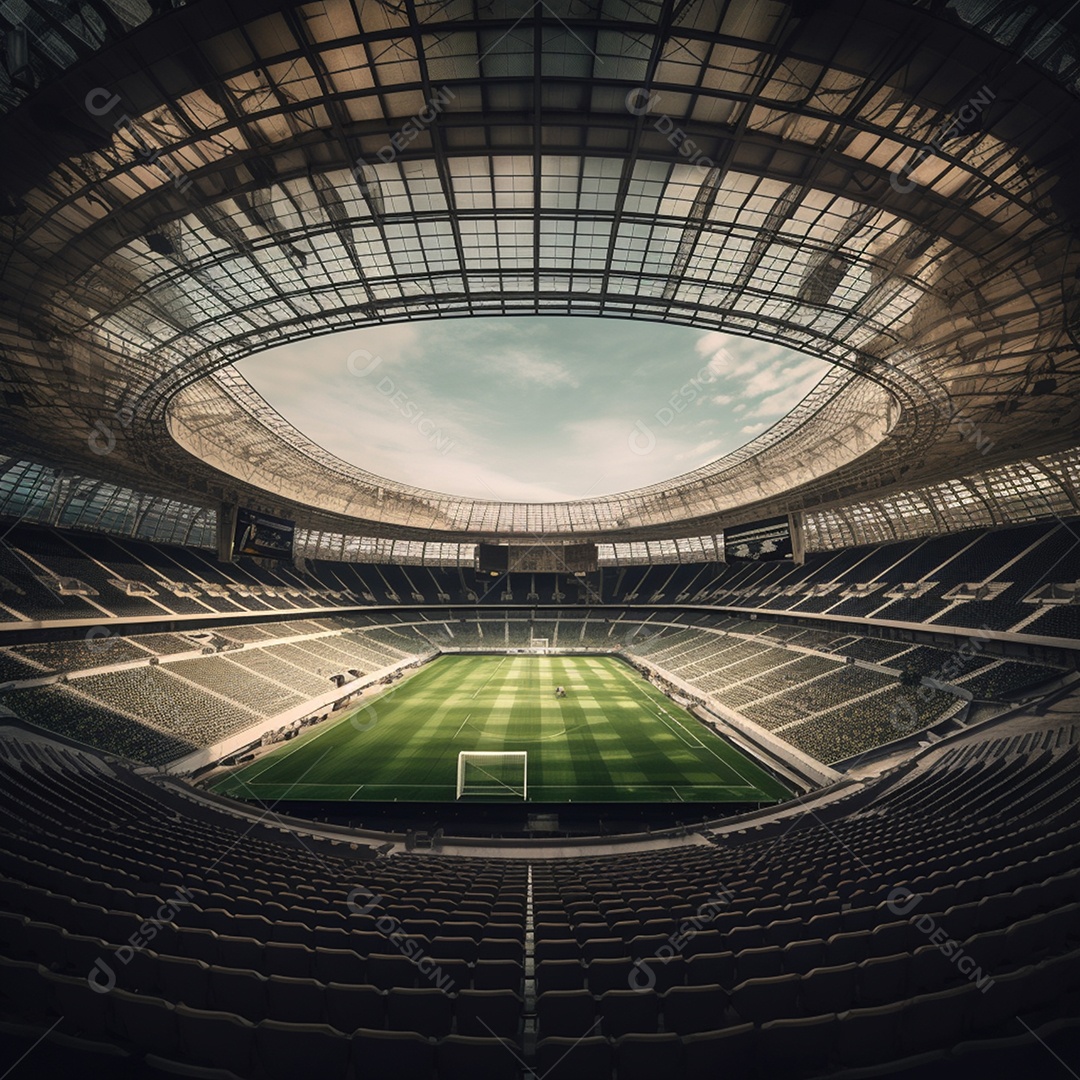 Imagem de estádio de futebol para composição