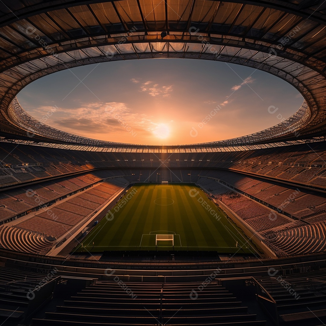 Imagem de estádio de futebol para composição