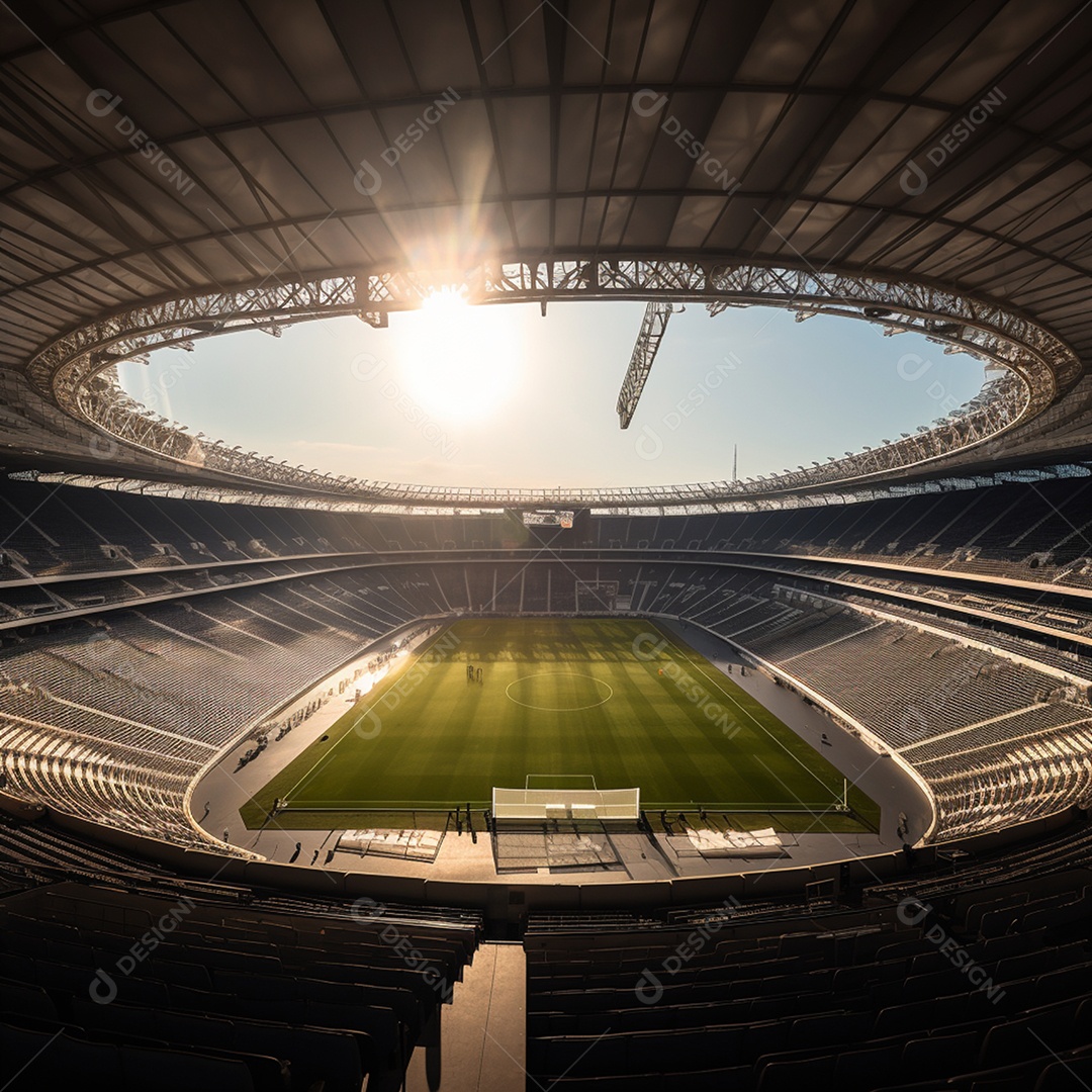 Imagem de estádio de futebol para composição