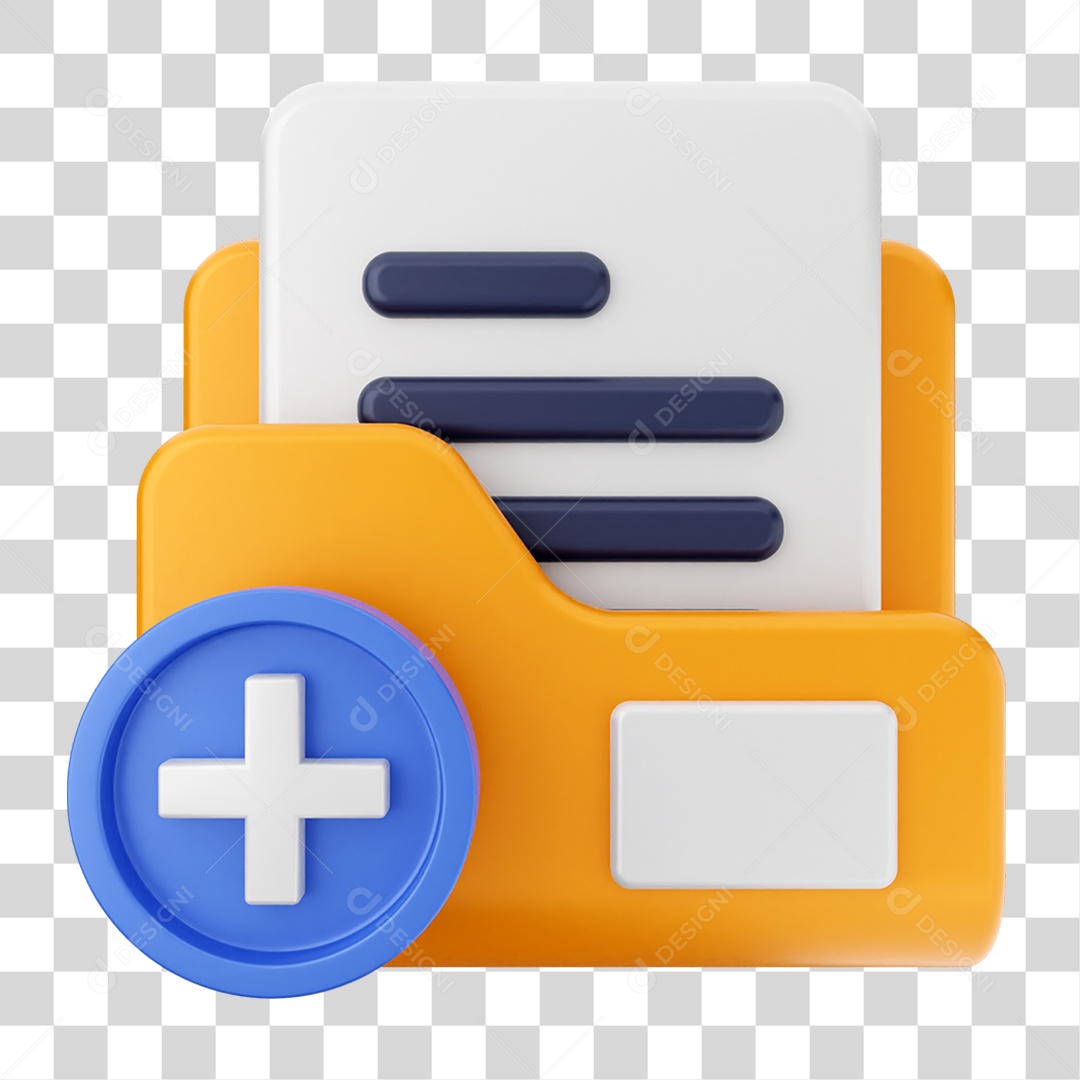 Pasta de Arquivos PNG Transparente