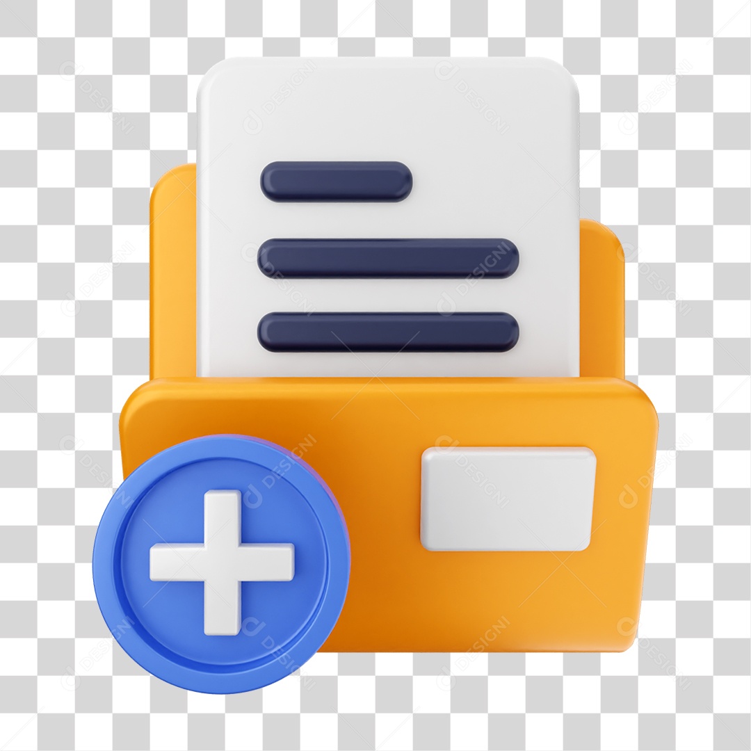 Pasta de Arquivos PNG Transparente