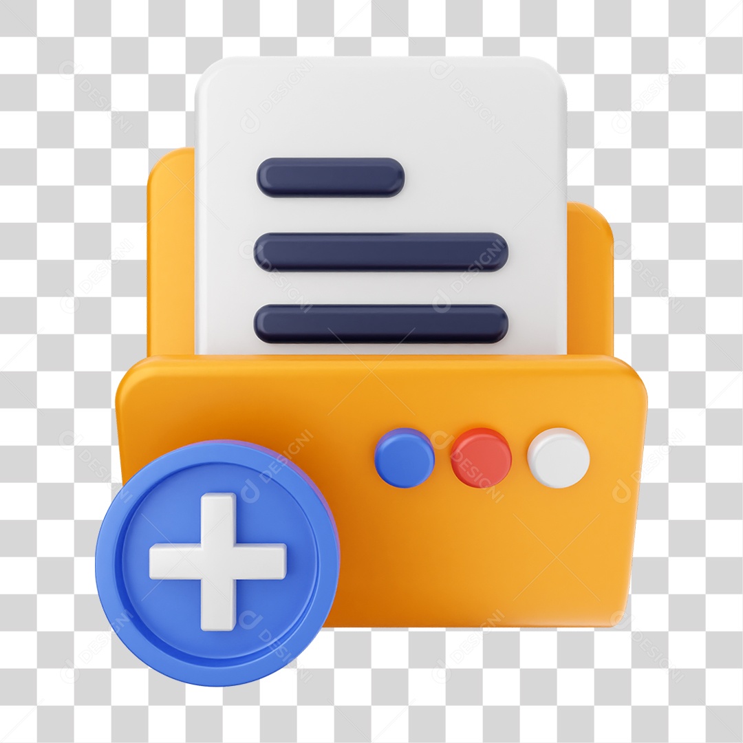 Pasta de Arquivos PNG Transparente