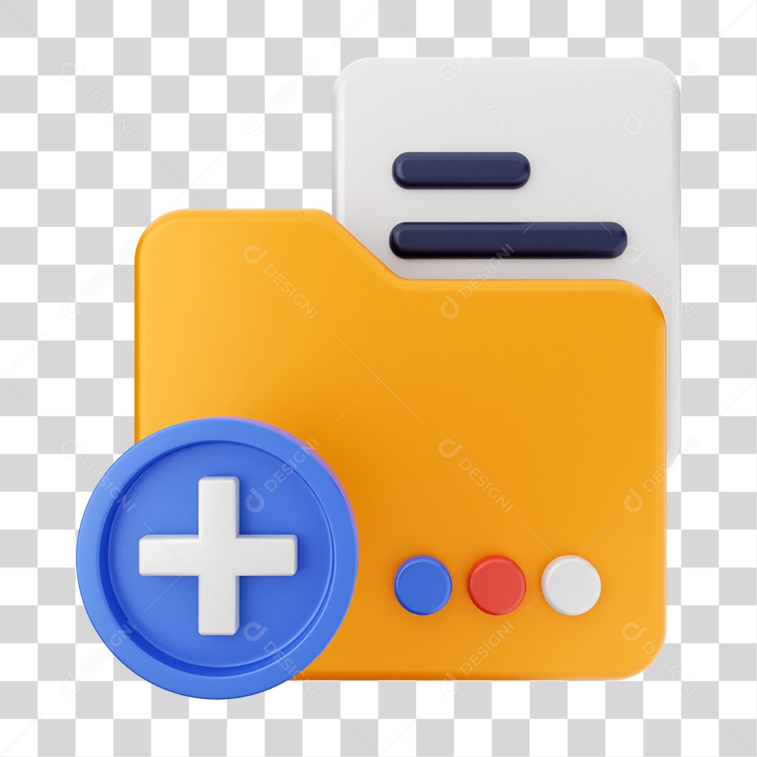 Pasta de Arquivos PNG Transparente