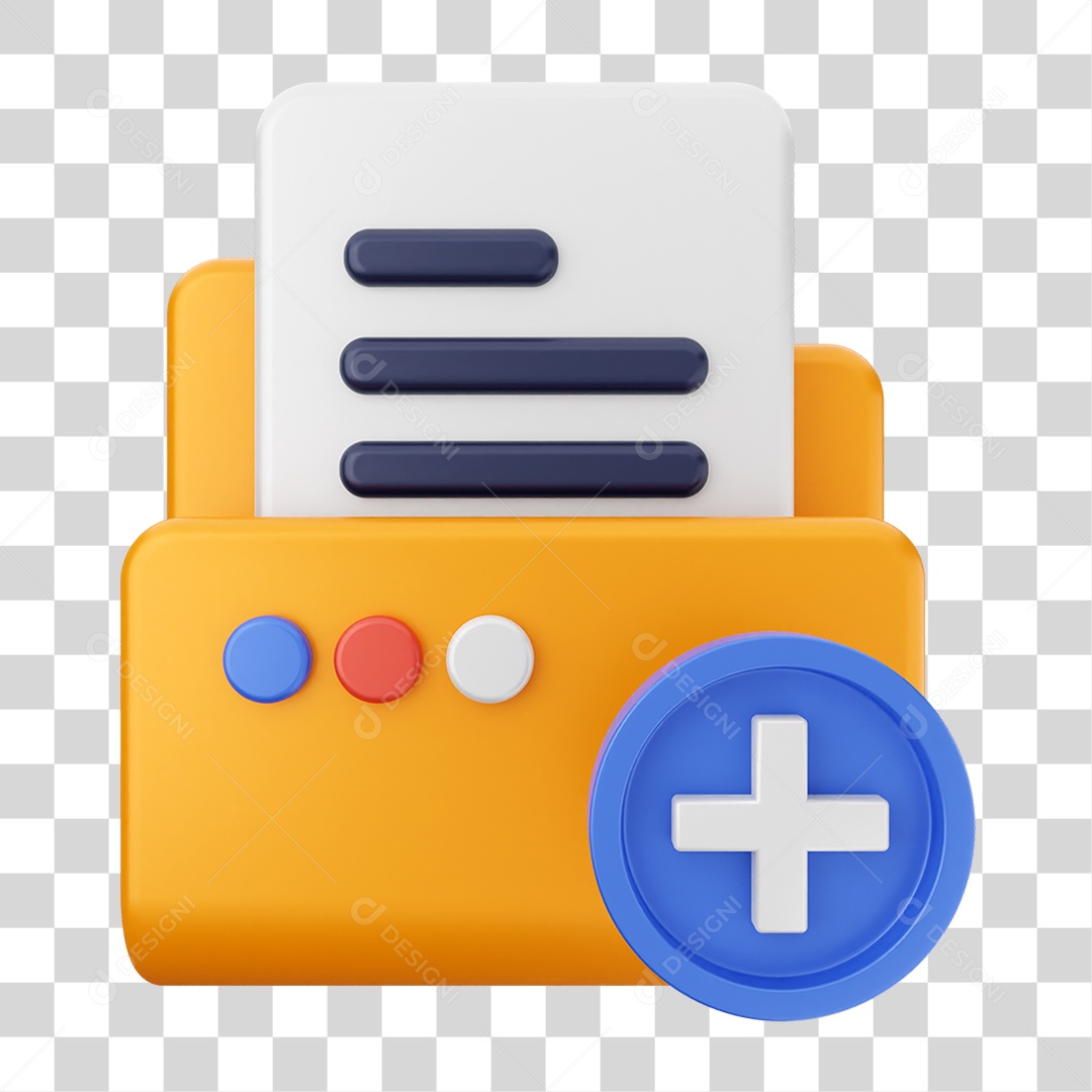 Pasta de Arquivos PNG Transparente