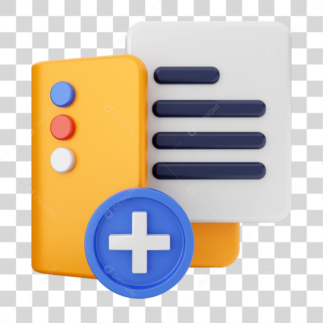 Pasta de Arquivos PNG Transparente