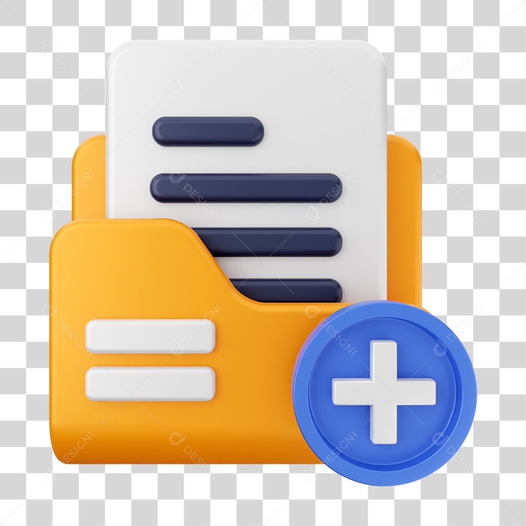 Pasta de Arquivos PNG Transparente