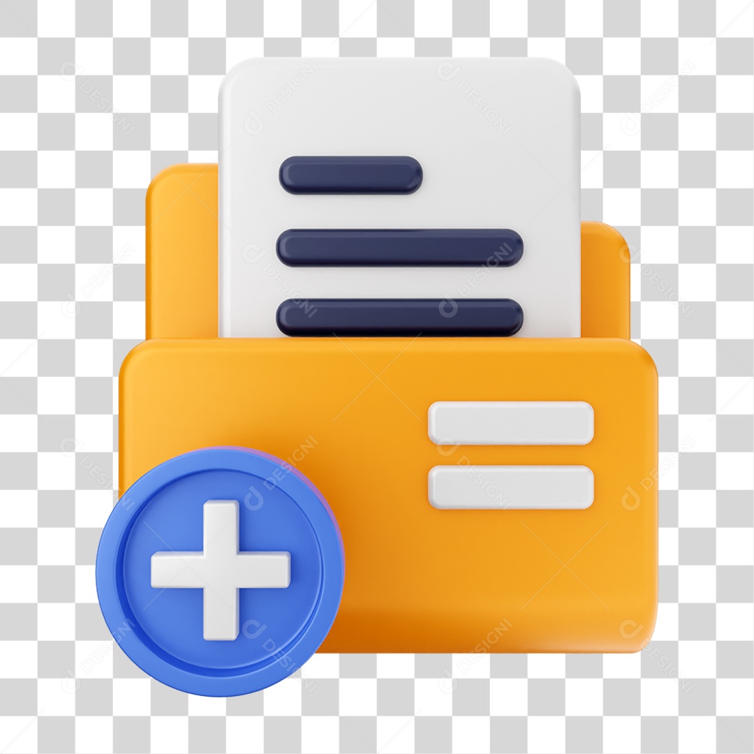 Pasta de Arquivos PNG Transparente