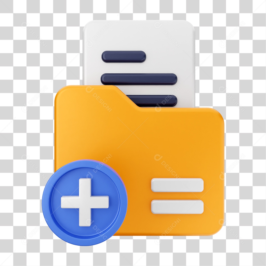 Pasta de Arquivos PNG Transparente