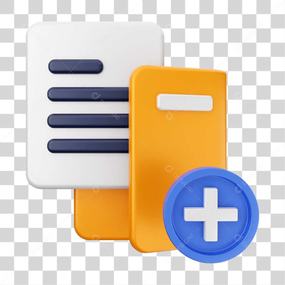 Pasta de Arquivos PNG Transparente
