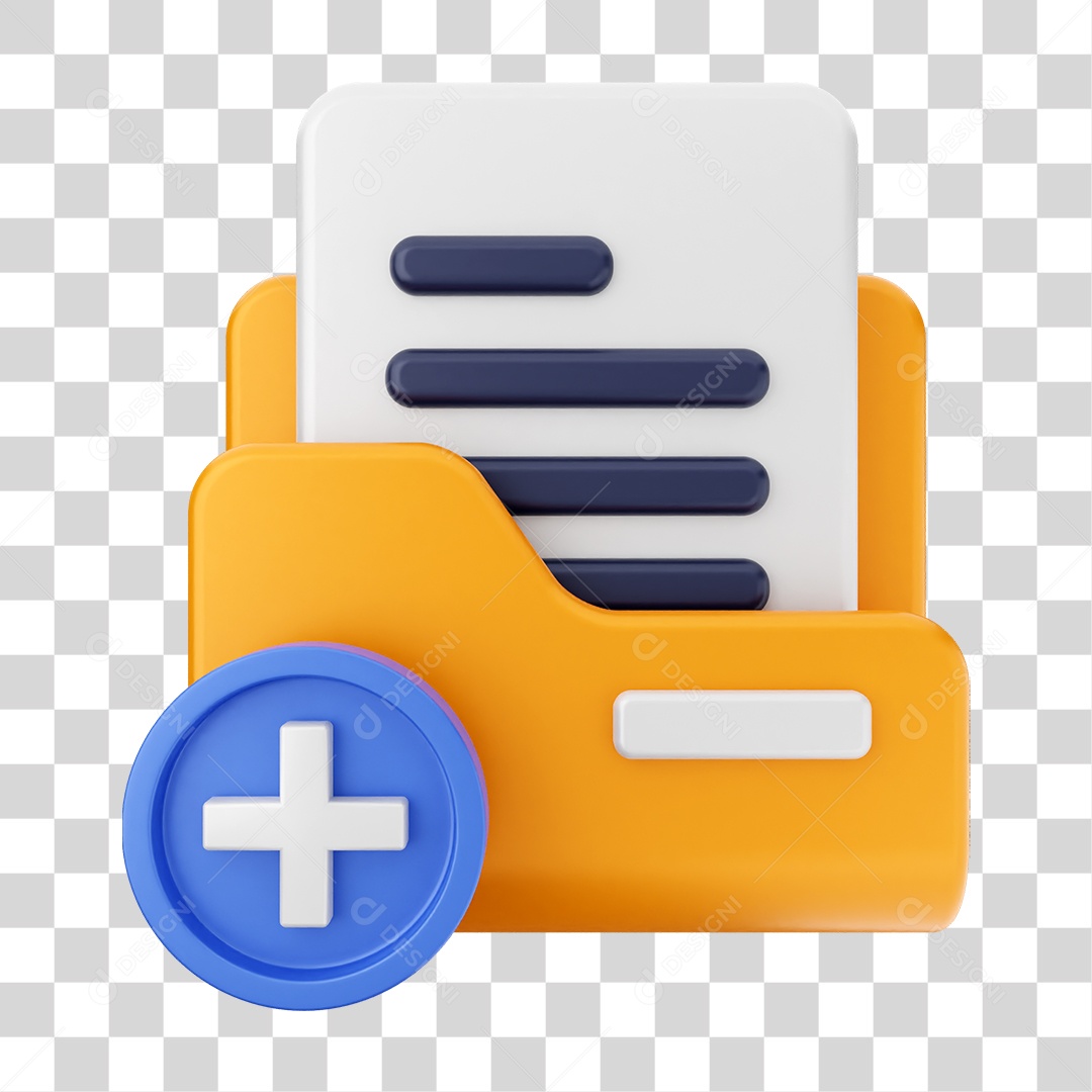 Pasta de Arquivos PNG Transparente
