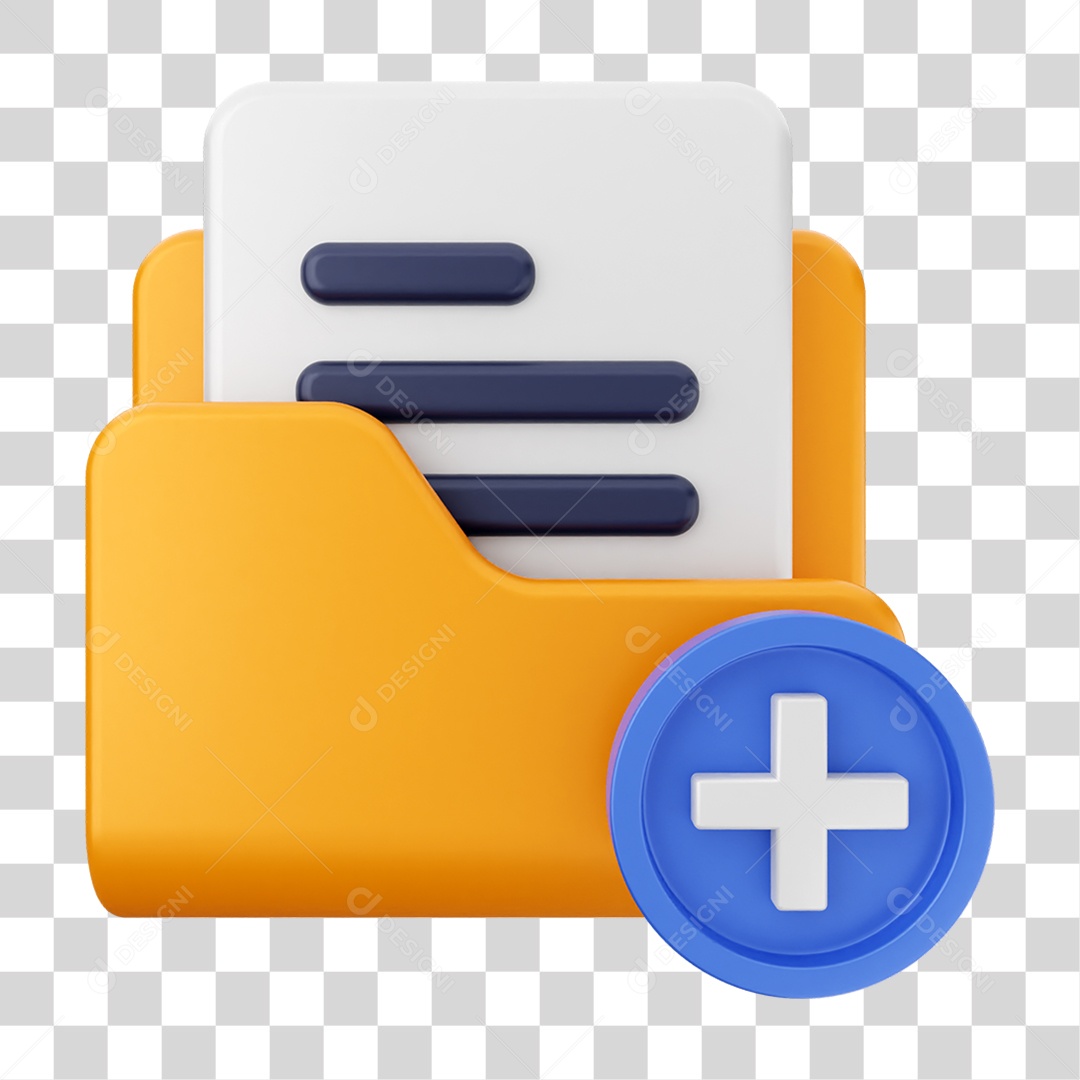 Pasta de Arquivos PNG Transparente