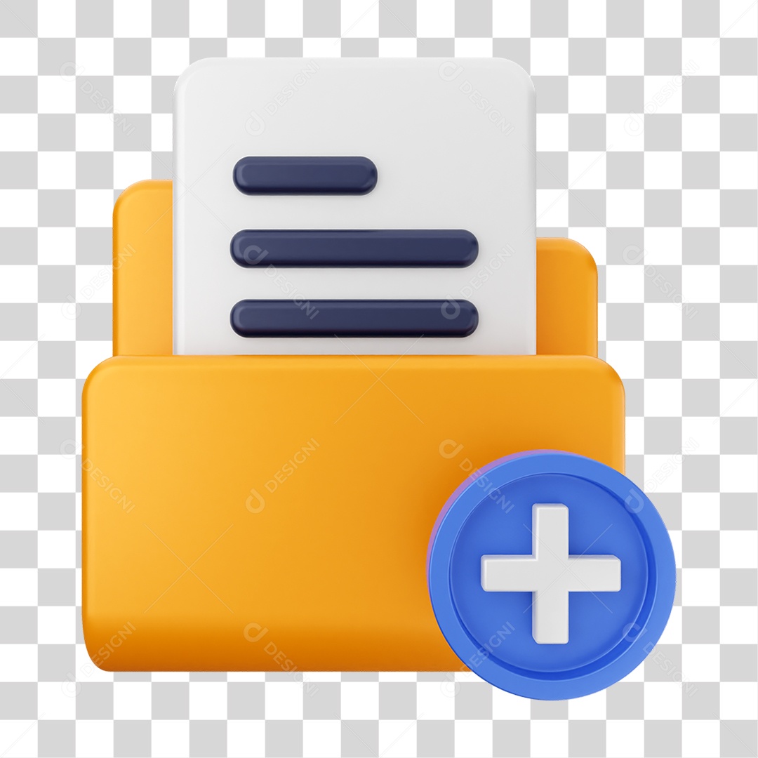 Pasta de Arquivos PNG Transparente