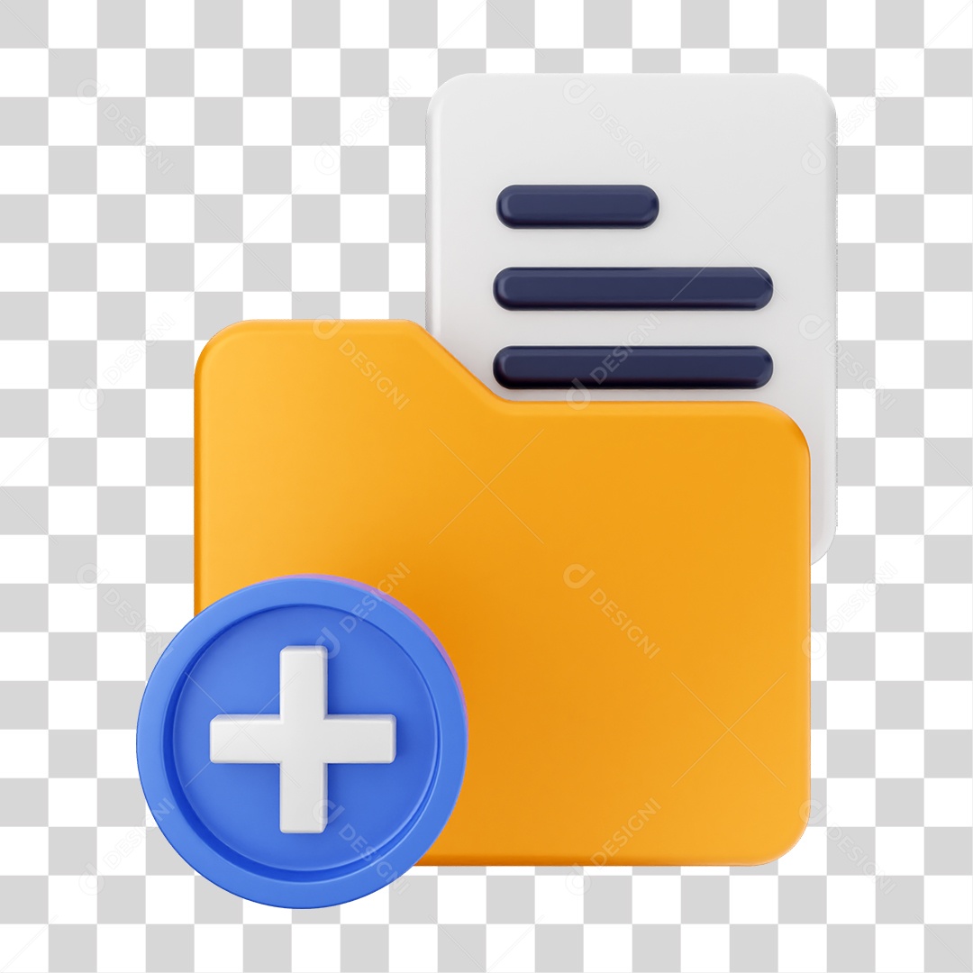 Pasta de Arquivos PNG Transparente