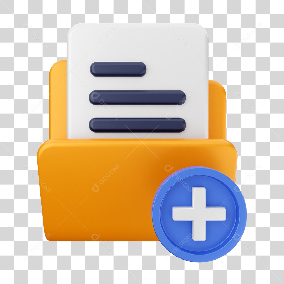 Pasta de Arquivos PNG Transparente