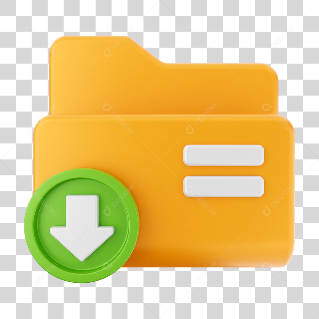 Pasta de Arquivos PNG Transparente