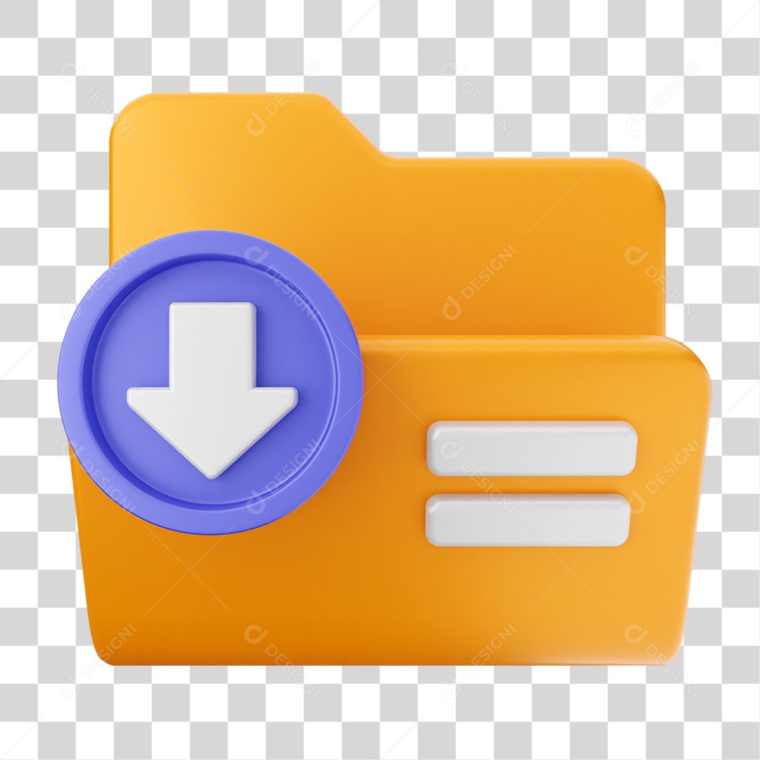 Pasta de Arquivos PNG Transparente