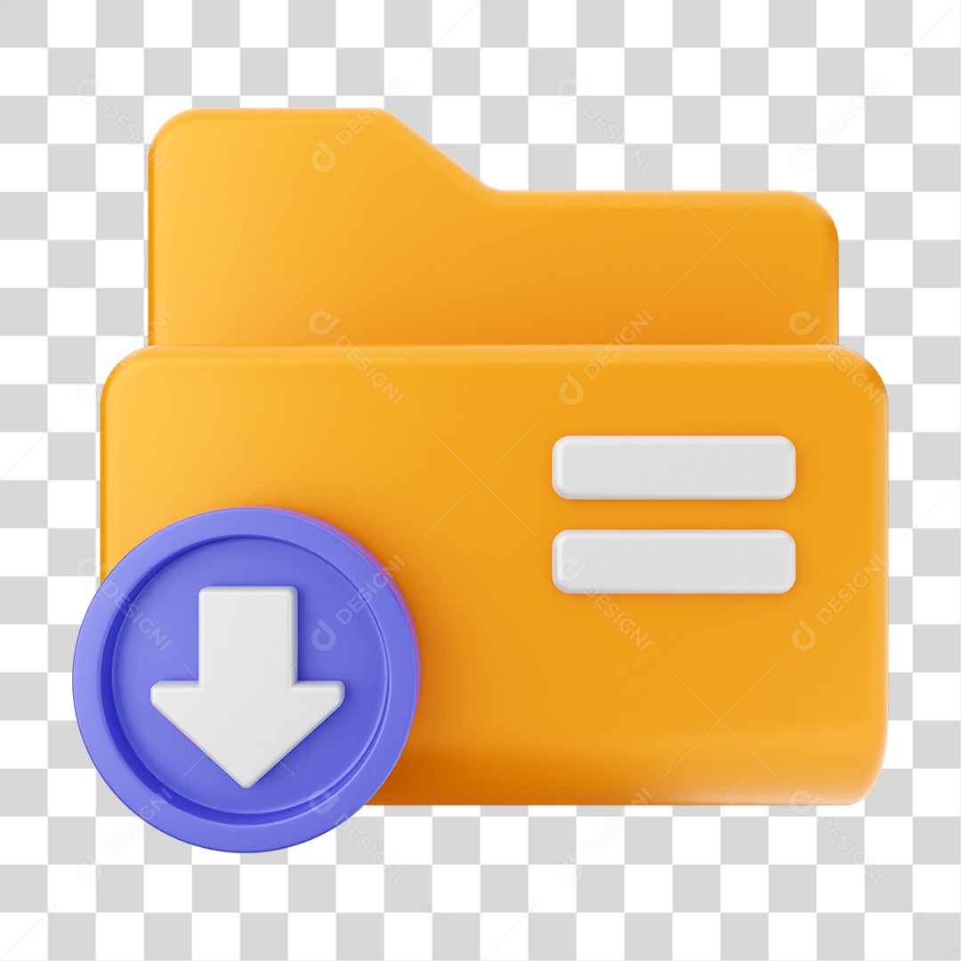 Pasta de Arquivos PNG Transparente