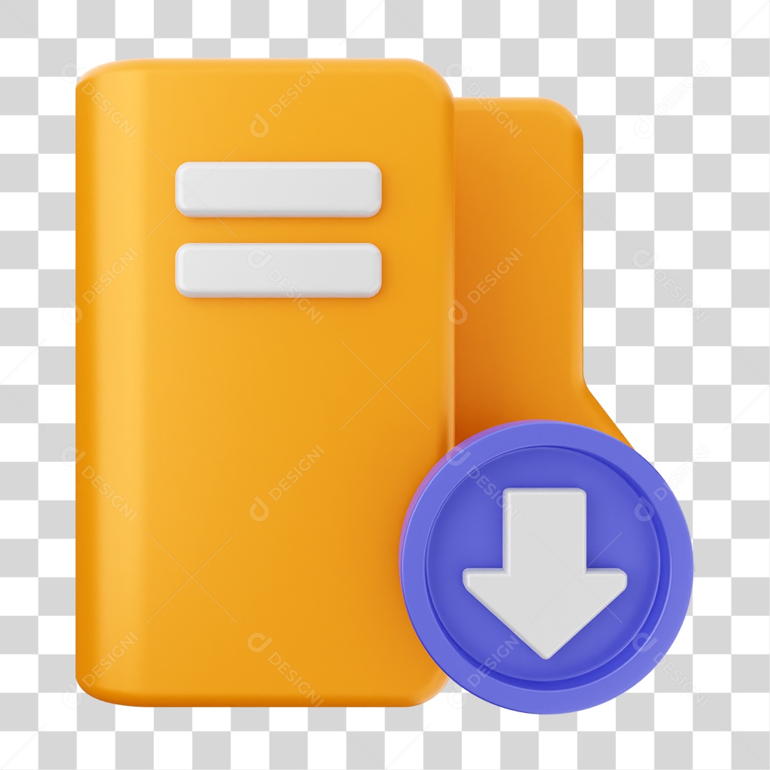 Pasta de Arquivos PNG Transparente