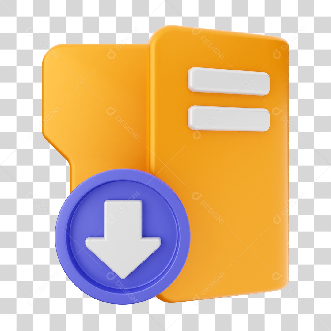 Pasta de Arquivos PNG Transparente