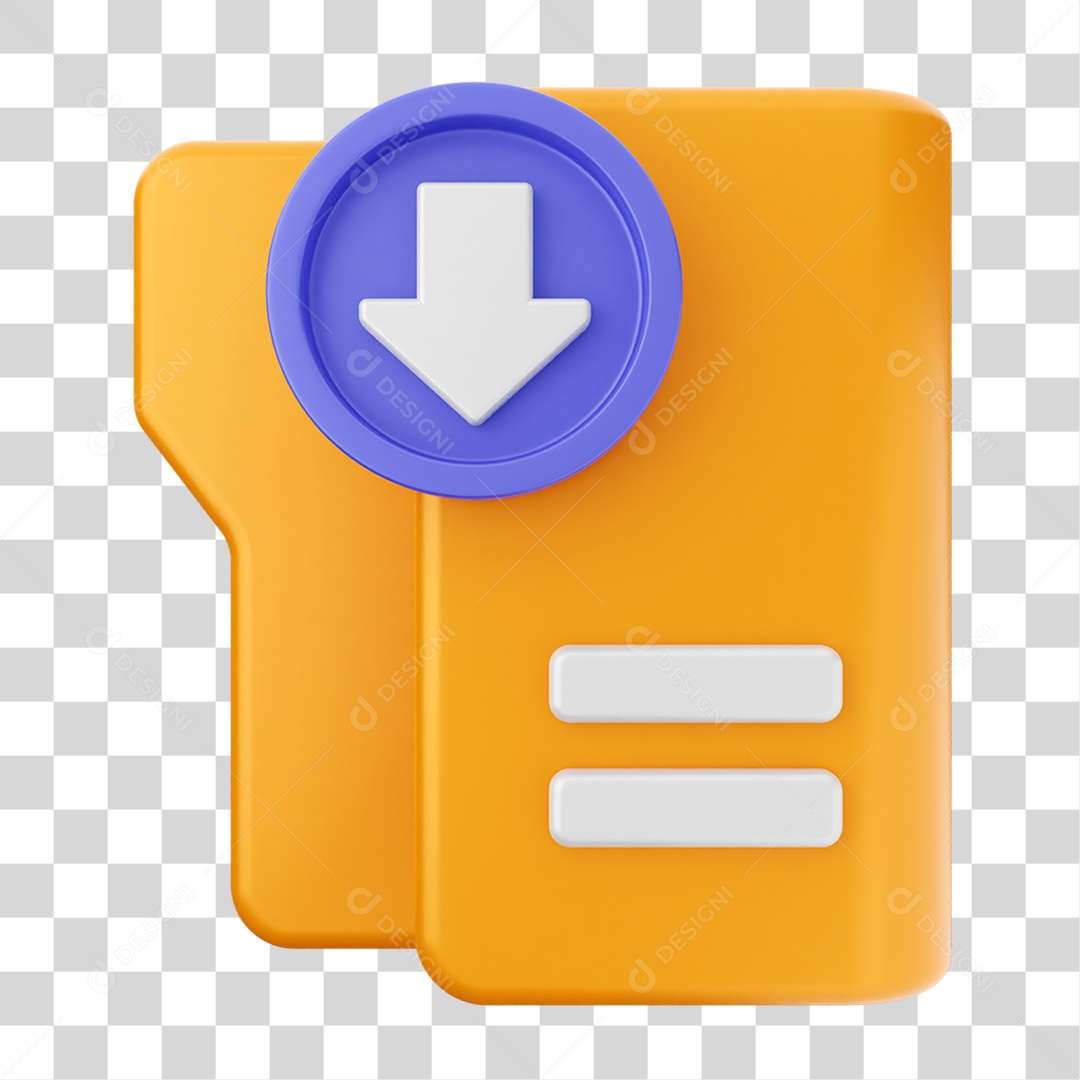 Pasta de Arquivos PNG Transparente