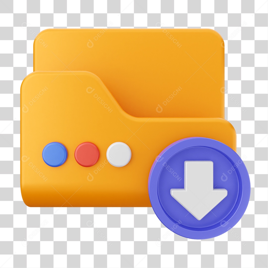 Pasta de Arquivos PNG Transparente