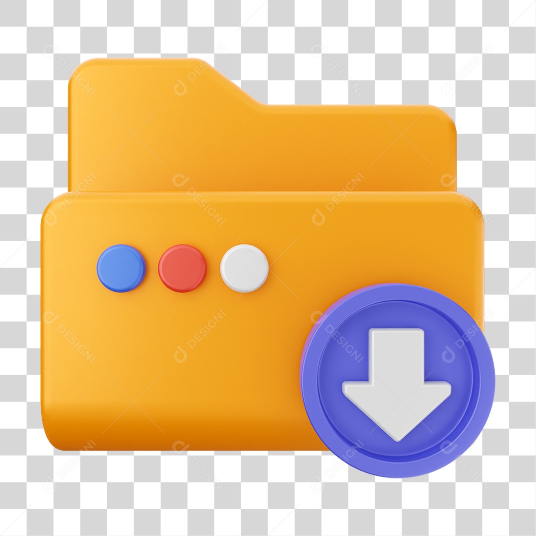 Pasta de Arquivos PNG Transparente