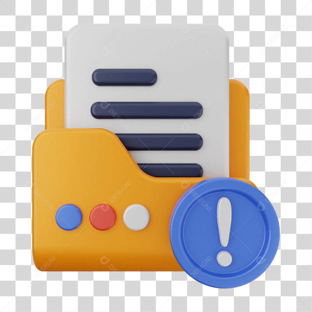 Pasta de Arquivos PNG Transparente