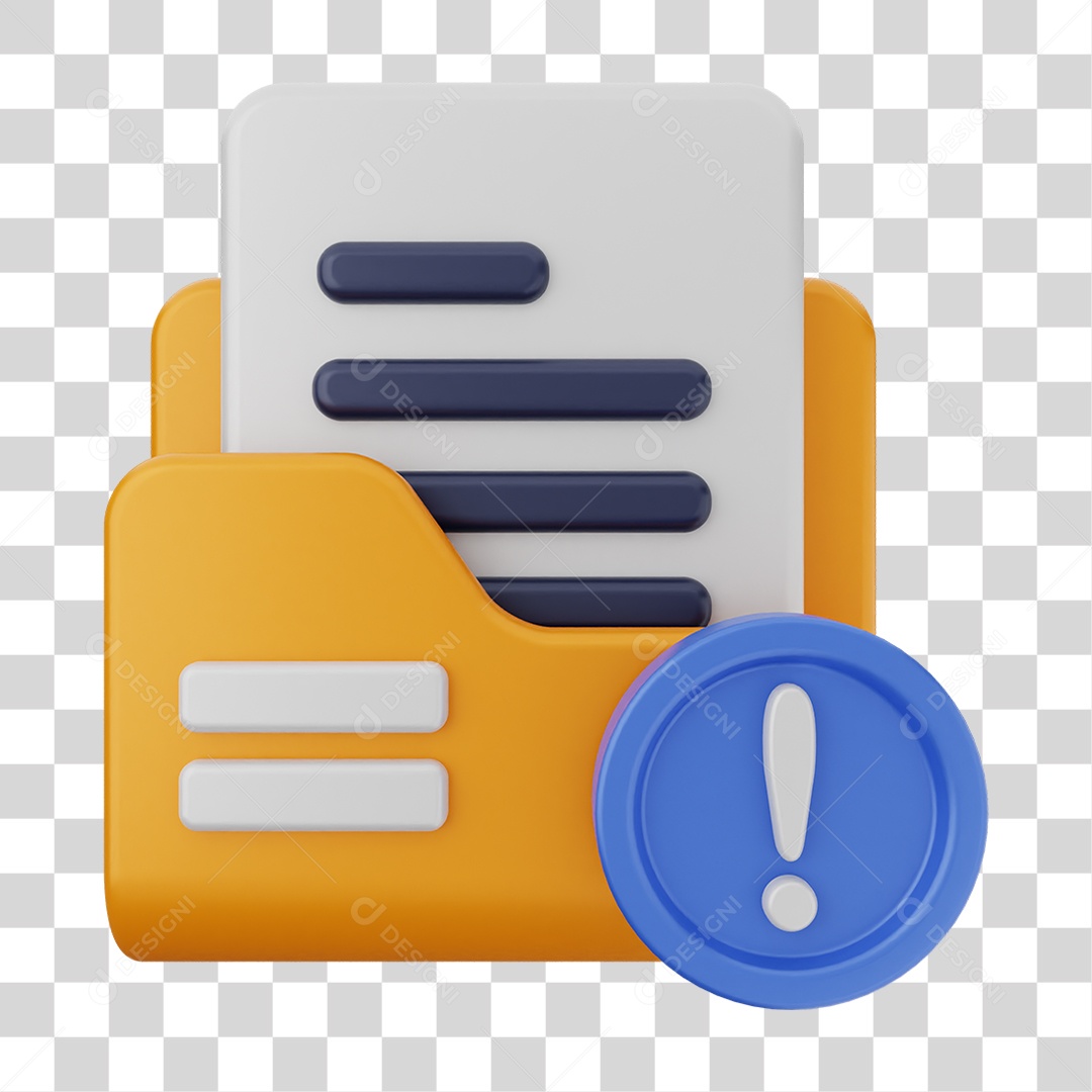 Pasta de Arquivos PNG Transparente