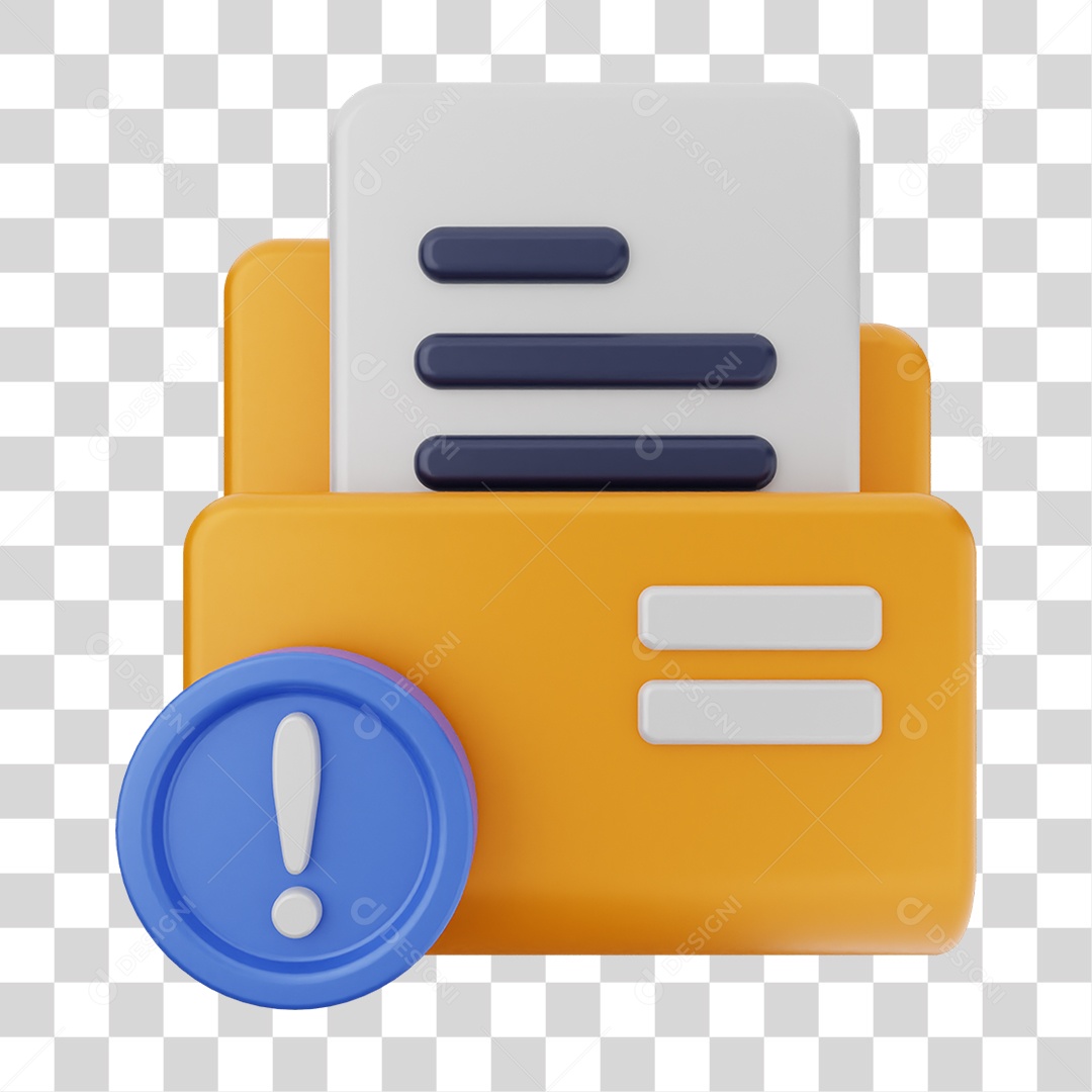 Pasta de Arquivos PNG Transparente