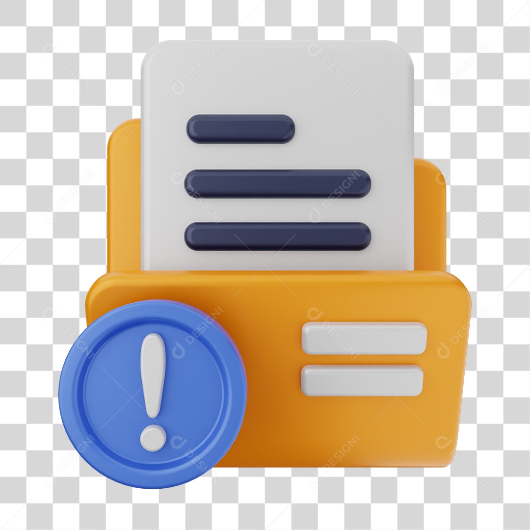 Pasta de Arquivos PNG Transparente
