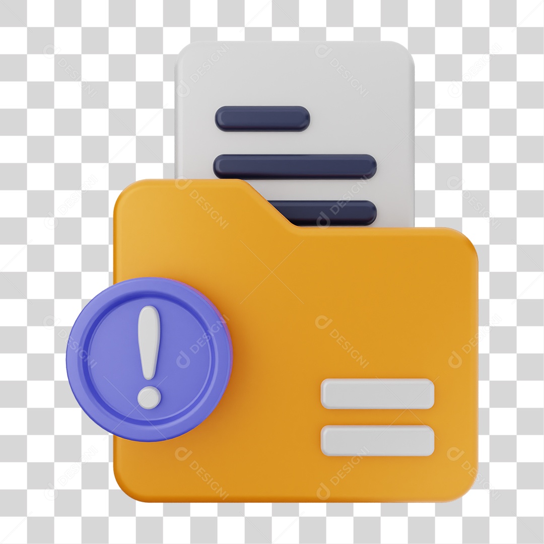 Pasta de Arquivos PNG Transparente