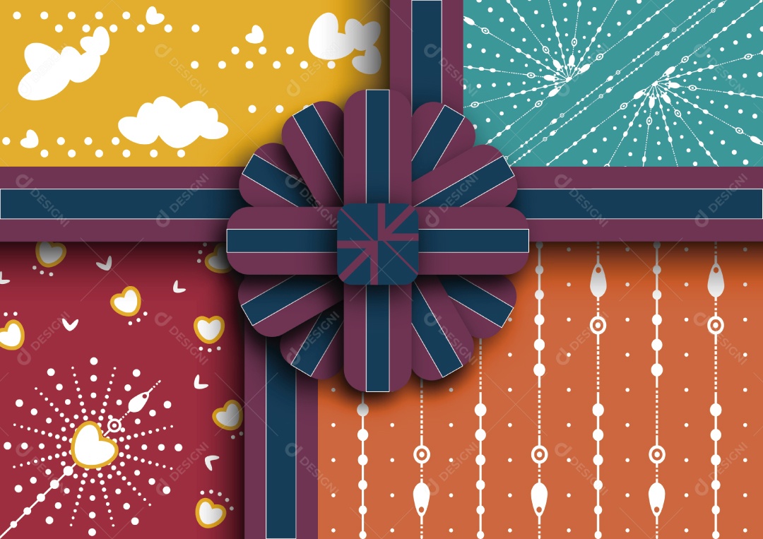 Background Abstrato Ilustração Vetor EPS