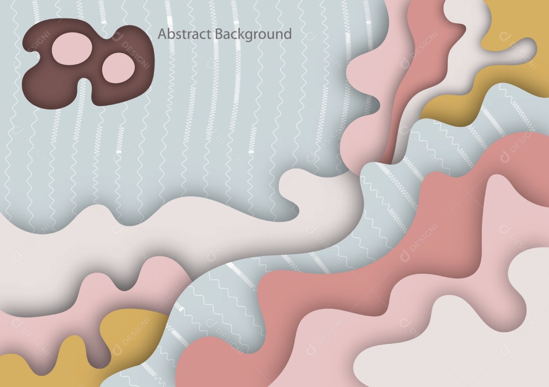 Background de Cortes de Papel Ilustração Vetor EPS