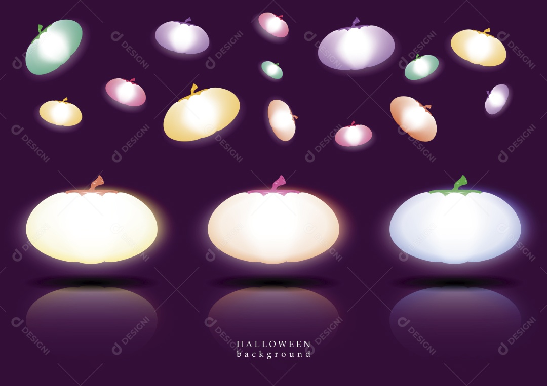 Background do Halloween Ilustração Vetor EPS