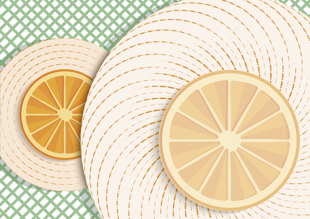 Background de Laranja Ilustração Vetor EPS