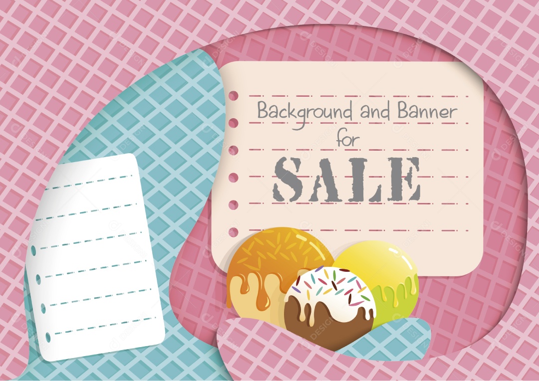 Background de Oferta Ilustração Vetor EPS