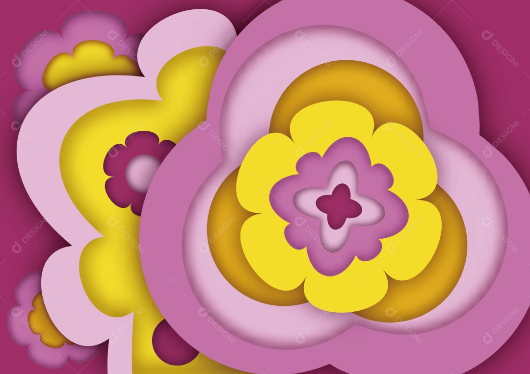 Background de Cortes de Papel Ilustração Vetor EPS